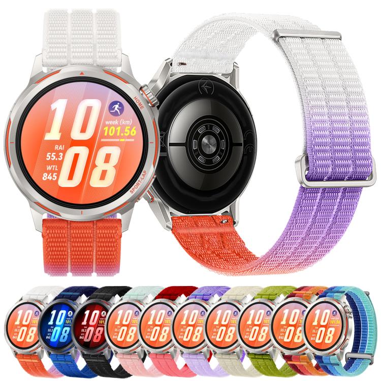 Cinturino per orologio xDfind a doppia sezione in nylon traspirante, 18mm, 20mm