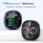 Cinturino per orologio in acciaio inossidabile con tre perline e custodia in TPU, For Samsung Galaxy Watch8 Classic 46mm, For Samsung Galaxy Watch8 44mm, For Samsung Galaxy Watch8 40mm