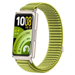 Cinturino per orologio xDfind in nylon intrecciato con chiusura a strappo e interfaccia metallica., For Huawei Band 11 Pro / 11