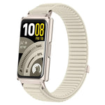 Cinturino per orologio xDfind in nylon intrecciato con chiusura a strappo e interfaccia metallica., For Huawei Band 11 Pro / 11