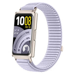 Cinturino per orologio xDfind in nylon intrecciato con chiusura a strappo e interfaccia metallica., For Huawei Band 11 Pro / 11