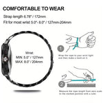 Cinturino per orologio in metallo con tre perline di diamanti, cassa cava con diamanti e set per la rimozione delle maglie del cinturino, For Samsung Galaxy Watch8 44mm, For Samsung Galaxy Watch8 40mm