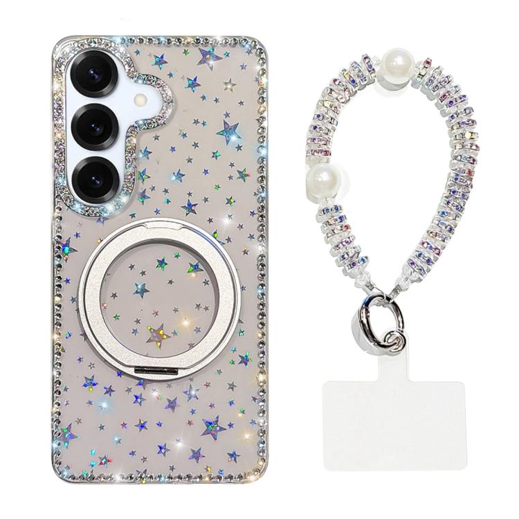 Custodia per telefono Diamond IMD con supporto magnetico in metallo e cinturino, rotazione a 360°., For Samsung Galaxy S24 5G, For Samsung Galaxy S23 Ultra 5G