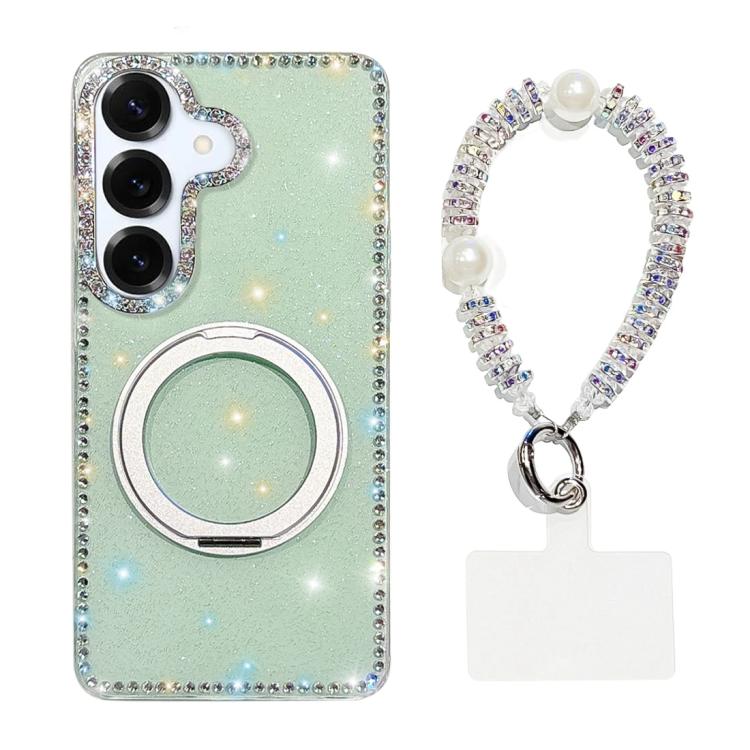 Custodia per telefono Diamond IMD con supporto magnetico in metallo e cinturino, rotazione a 360°., For Samsung Galaxy S24 Ultra 5G, For Samsung Galaxy S24+ 5G