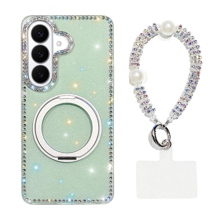 Custodia per telefono Diamond IMD con supporto magnetico in metallo e cinturino, rotazione a 360°., For Samsung Galaxy S26+ 5G, For Samsung Galaxy S26 Ultra 5G