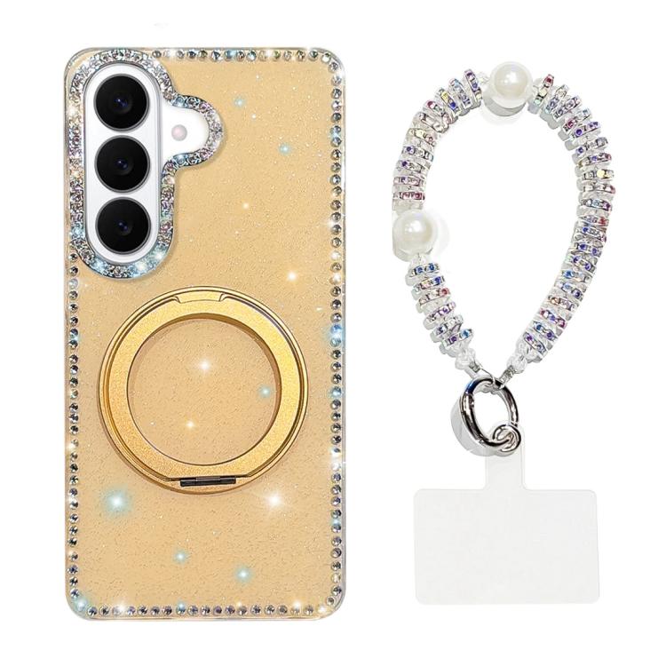 Custodia per telefono Diamond IMD con supporto magnetico in metallo e cinturino, rotazione a 360°., For Samsung Galaxy S26+ 5G, For Samsung Galaxy S26 Ultra 5G