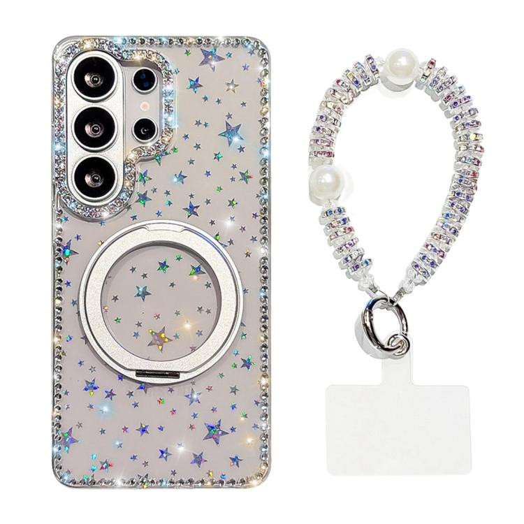 Custodia per telefono Diamond IMD con supporto magnetico in metallo e cinturino, rotazione a 360°., For Samsung Galaxy S26+ 5G, For Samsung Galaxy S26 Ultra 5G