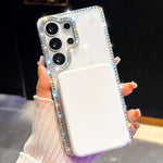 Custodia per telefono Diamond IMD con supporto magnetico in metallo e cinturino, rotazione a 360°., For Samsung Galaxy S26+ 5G, For Samsung Galaxy S26 Ultra 5G