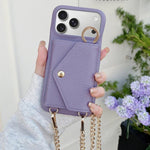 Portafoglio a tracolla con specchietto e custodia posteriore per telefono in ecopelle effetto litchi., For iPhone 17 Pro Max, For iPhone 17 Pro, For iPhone 17, For iPhone Air