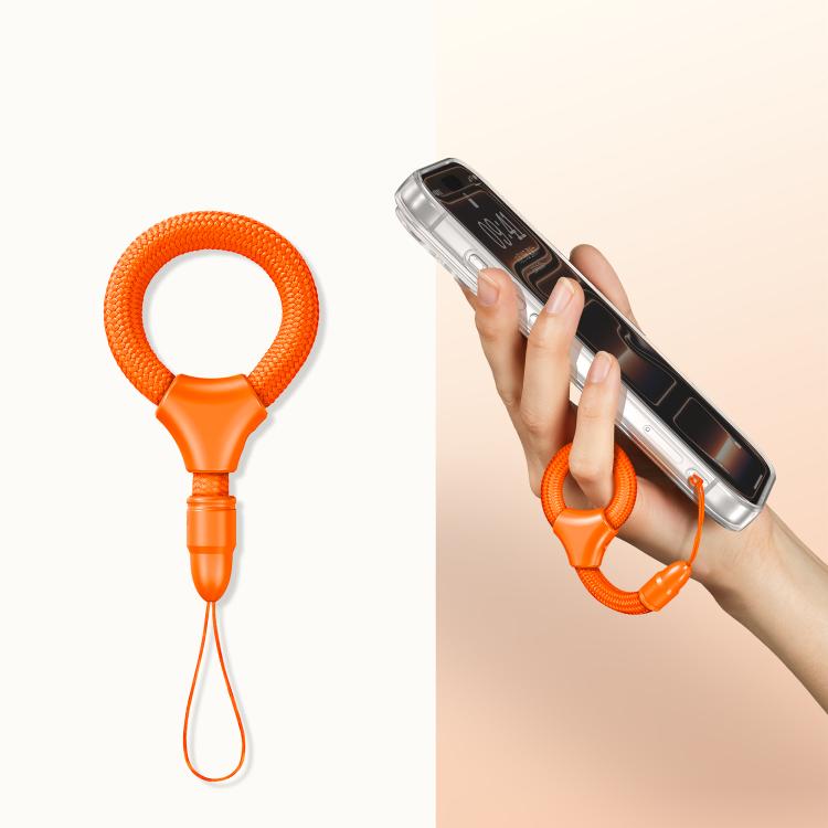 Mini cordino per cellulare con anello da dito autobloccante