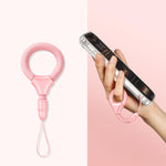 Mini cordino per cellulare con anello da dito autobloccante