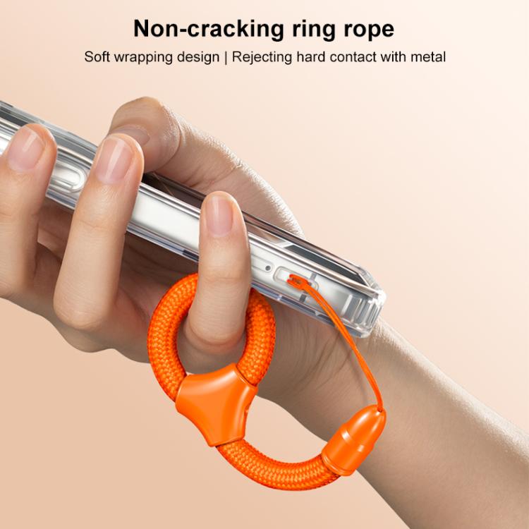 Mini cordino per cellulare con anello da dito autobloccante