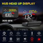M16 Car HUD Head-up Display Misuratore di velocità GPS Velocità / tensione, M16