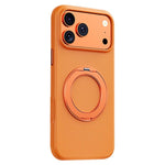 Custodia magnetica per telefono Boundless Series Rock Sand con supporto in lega girevole a 360 gradi, For iPhone 17 Pro Max, For iPhone 17 Pro, For iPhone 16 Pro Max, For iPhone 16 Pro