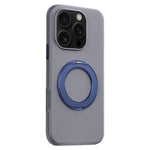 Custodia magnetica per telefono Boundless Series Rock Sand con supporto in lega girevole a 360 gradi, For iPhone 17 Pro Max, For iPhone 17 Pro, For iPhone 16 Pro Max, For iPhone 16 Pro