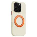 Custodia magnetica per telefono Boundless Series Rock Sand con supporto in lega girevole a 360 gradi, For iPhone 17 Pro Max, For iPhone 17 Pro, For iPhone 16 Pro Max, For iPhone 16 Pro