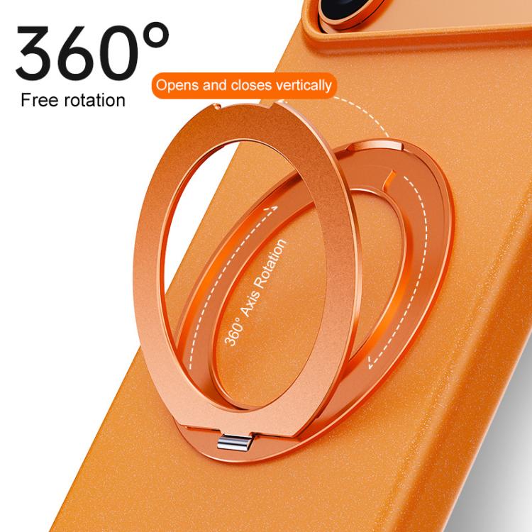 Custodia magnetica per telefono Boundless Series Rock Sand con supporto in lega girevole a 360 gradi, For iPhone 17 Pro Max, For iPhone 17 Pro, For iPhone 16 Pro Max, For iPhone 16 Pro