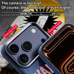 Bellissima custodia magnetica per telefono con texture denim a copertura totale., For iPhone 17 Pro Max, For iPhone 17 Pro, For iPhone 17, For iPhone 16 Pro Max