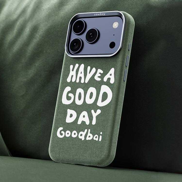 Bellissima custodia magnetica per telefono con texture denim a copertura totale., For iPhone 17 Pro Max, For iPhone 17 Pro, For iPhone 17, For iPhone 16 Pro Max
