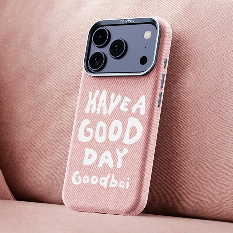 Bellissima custodia magnetica per telefono con texture denim a copertura totale., For iPhone 17 Pro Max, For iPhone 17 Pro, For iPhone 17, For iPhone 16 Pro Max