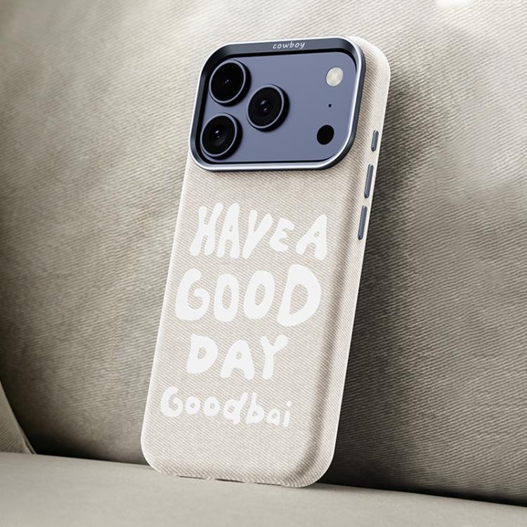 Bellissima custodia magnetica per telefono con texture denim a copertura totale., For iPhone 17 Pro Max, For iPhone 17 Pro, For iPhone 17, For iPhone 16 Pro Max