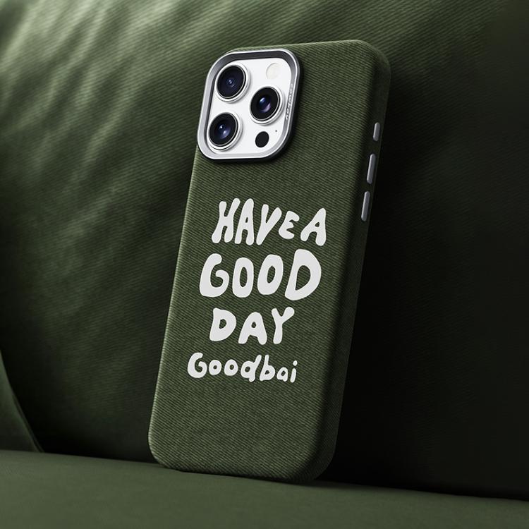 Bellissima custodia magnetica per telefono con texture denim a copertura totale., For iPhone 17 Pro Max, For iPhone 17 Pro, For iPhone 17, For iPhone 16 Pro Max