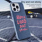 Bellissima custodia magnetica per telefono con texture denim a copertura totale., For iPhone 15 Pro, For iPhone 15 Plus / 14 Plus, For iPhone 15, For iPhone 14 / 13