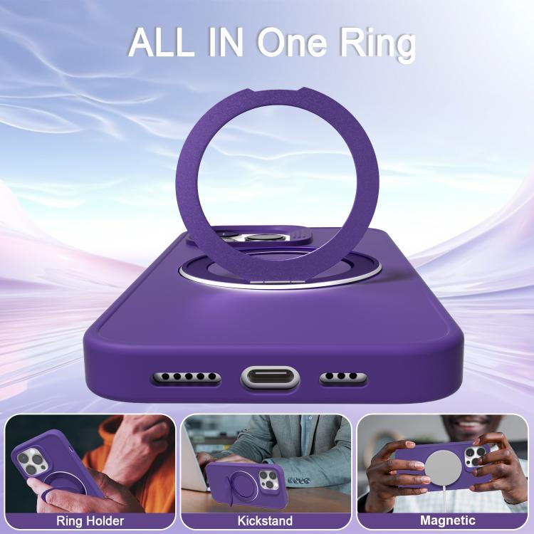 Custodia magnetica per telefono con anello girevole a 360 gradi della serie Dark Star., For iPhone 16 Pro Max, For iPhone 16 Pro, For iPhone 16 Plus