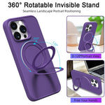 Custodia magnetica per telefono con anello girevole a 360 gradi della serie Dark Star., For iPhone 16 Pro Max, For iPhone 16 Pro, For iPhone 16 Plus