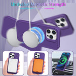 Custodia magnetica per telefono con anello girevole a 360 gradi della serie Dark Star., For iPhone 16 Pro Max, For iPhone 16 Pro, For iPhone 16 Plus