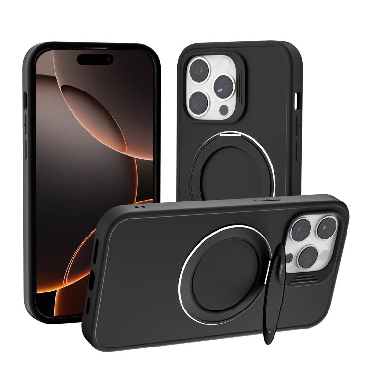 Custodia magnetica per telefono con anello girevole a 360 gradi della serie Dark Star., For iPhone 16 Pro Max, For iPhone 16 Pro, For iPhone 16 Plus