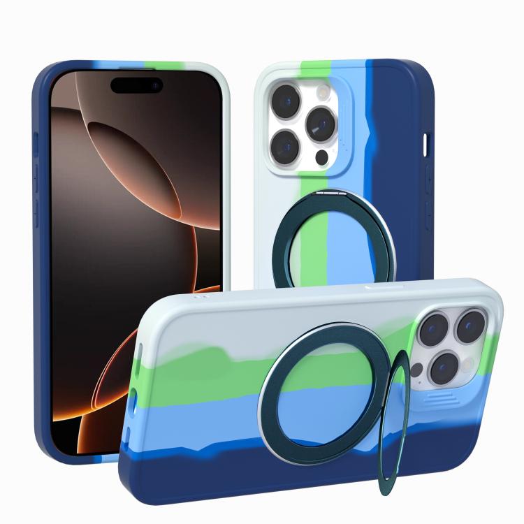 Custodia magnetica per telefono con anello girevole a 360 gradi della serie Dark Star., For iPhone 16 Pro Max, For iPhone 16 Pro, For iPhone 16 Plus