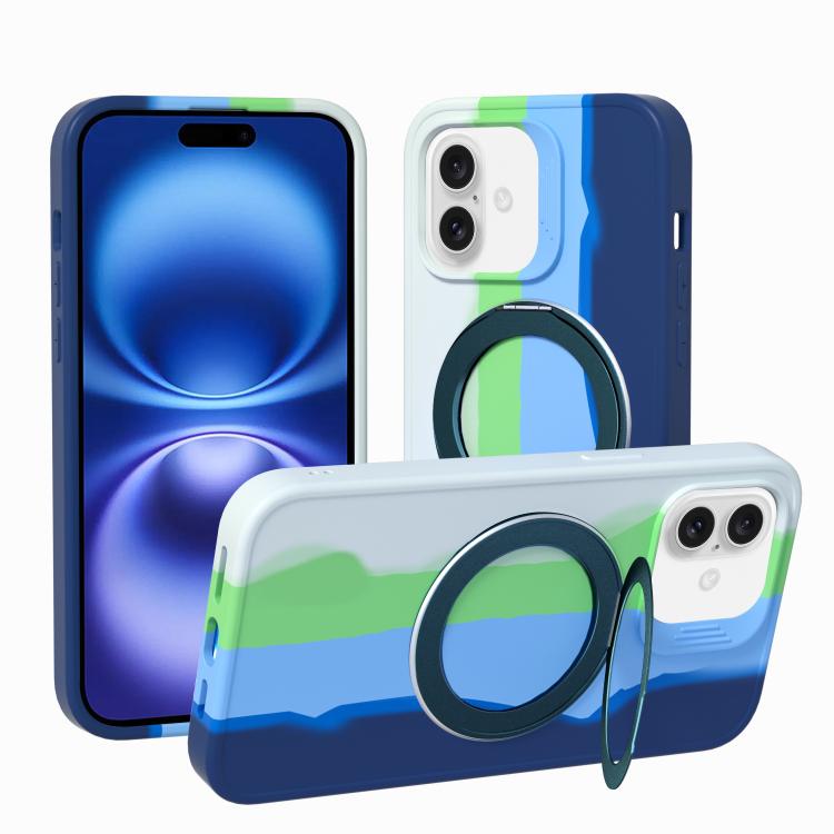 Custodia magnetica per telefono con anello girevole a 360 gradi della serie Dark Star., For iPhone 16 Pro Max, For iPhone 16 Pro, For iPhone 16 Plus