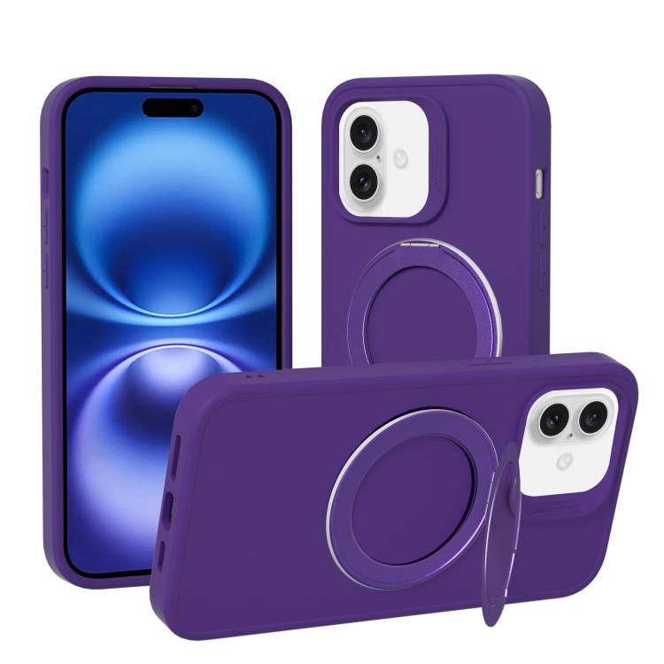 Custodia magnetica per telefono con anello girevole a 360 gradi della serie Dark Star., For iPhone 16, For iPhone 15 Pro Max, For iPhone 14