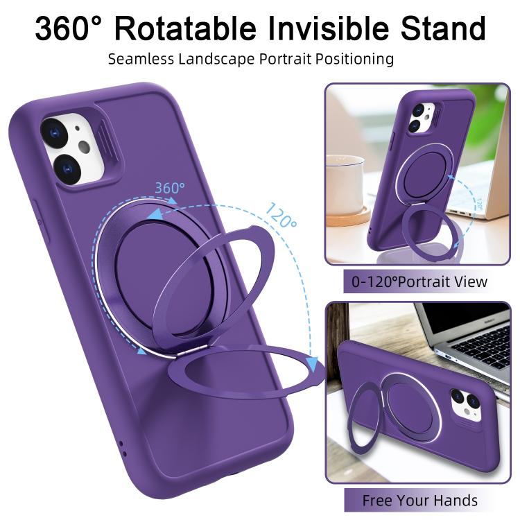 Custodia magnetica per telefono con anello girevole a 360 gradi della serie Dark Star., For iPhone 16, For iPhone 15 Pro Max, For iPhone 14