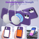 Custodia magnetica per telefono con anello girevole a 360 gradi della serie Dark Star., For iPhone 16, For iPhone 15 Pro Max, For iPhone 14
