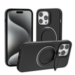 Custodia magnetica per telefono con anello girevole a 360 gradi della serie Dark Star., For iPhone 16, For iPhone 15 Pro Max, For iPhone 14