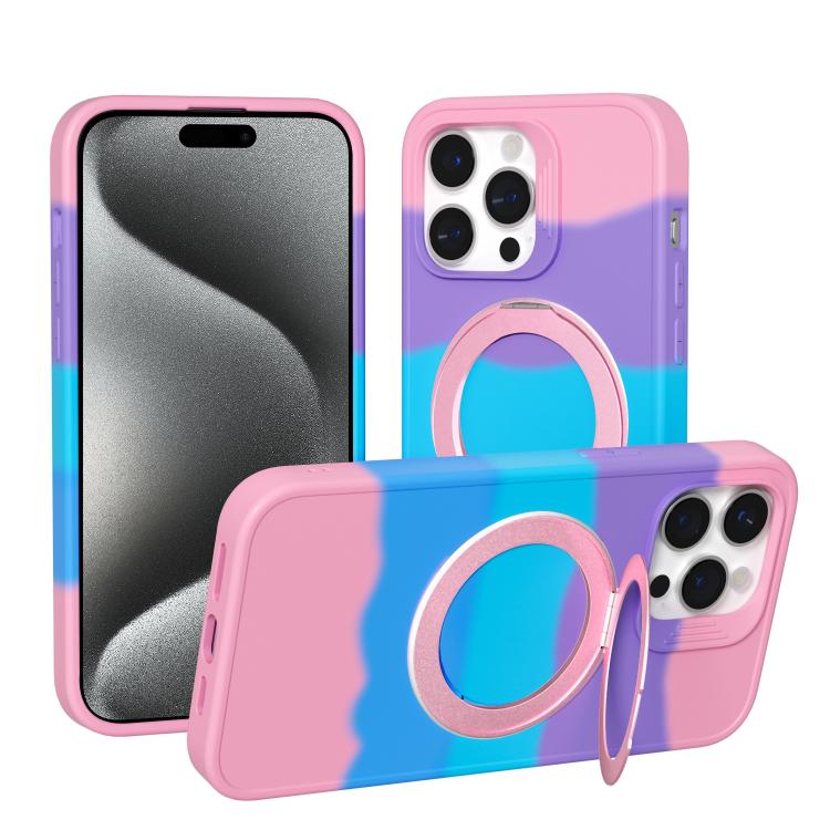 Custodia magnetica per telefono con anello girevole a 360 gradi della serie Dark Star., For iPhone 16, For iPhone 15 Pro Max, For iPhone 14