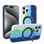 Custodia magnetica per telefono con anello girevole a 360 gradi della serie Dark Star., For iPhone 16, For iPhone 15 Pro Max, For iPhone 14