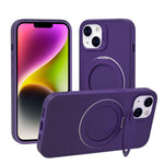 Custodia magnetica per telefono con anello girevole a 360 gradi della serie Dark Star., For iPhone 16, For iPhone 15 Pro Max, For iPhone 14