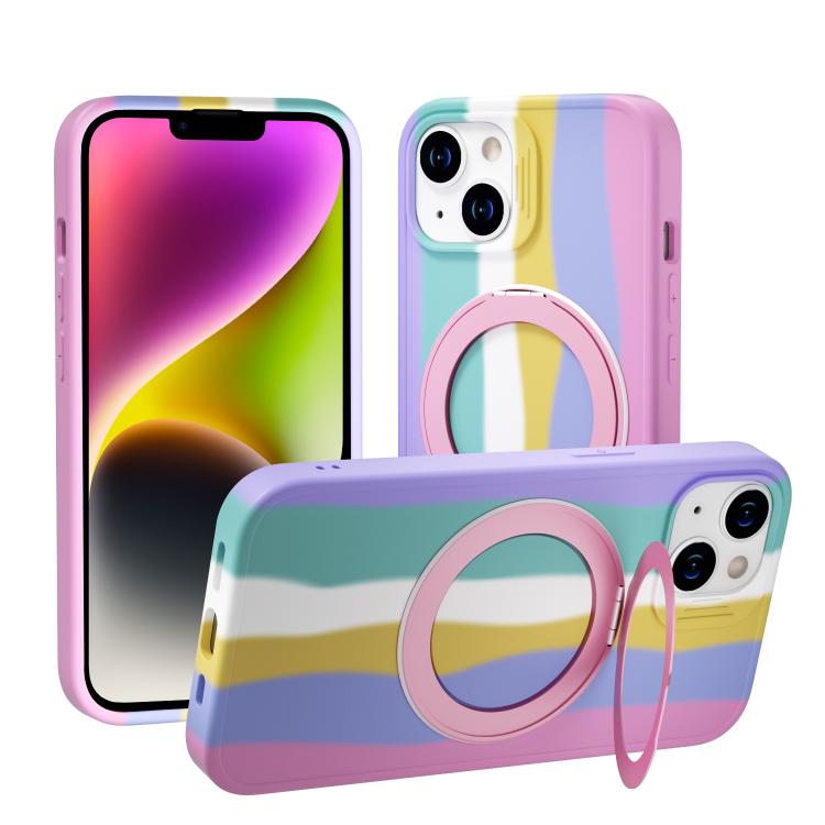 Custodia magnetica per telefono con anello girevole a 360 gradi della serie Dark Star., For iPhone 16, For iPhone 15 Pro Max, For iPhone 14