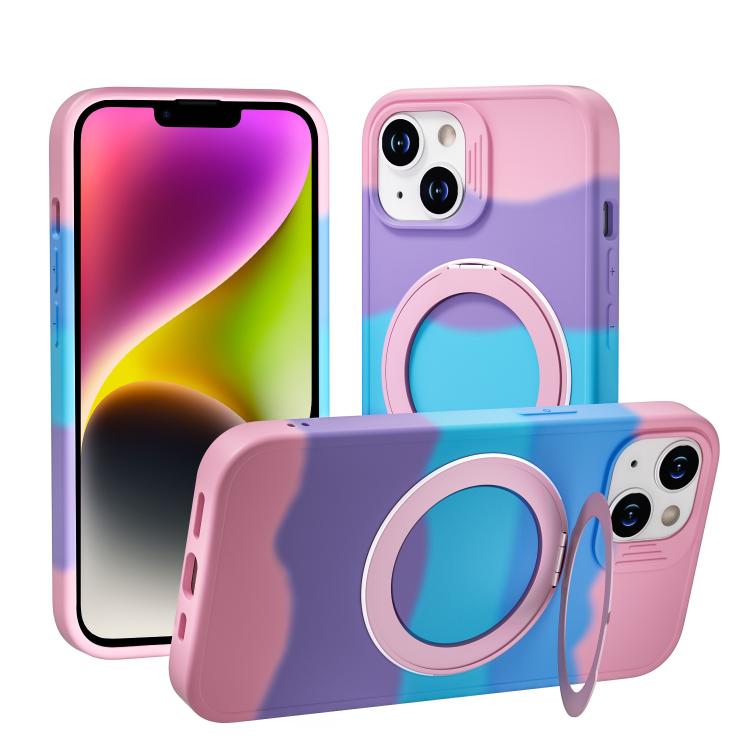 Custodia magnetica per telefono con anello girevole a 360 gradi della serie Dark Star., For iPhone 16, For iPhone 15 Pro Max, For iPhone 14