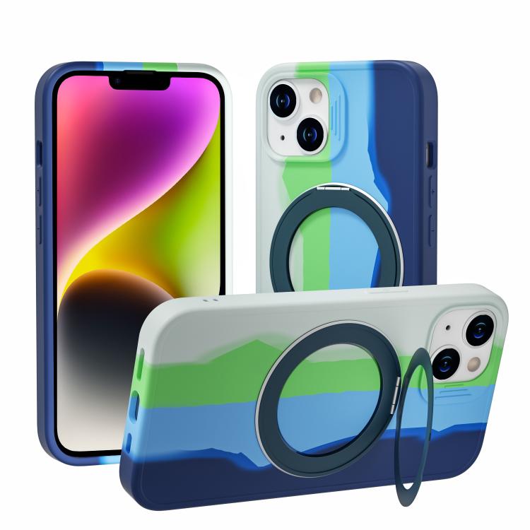 Custodia magnetica per telefono con anello girevole a 360 gradi della serie Dark Star., For iPhone 16, For iPhone 15 Pro Max, For iPhone 14