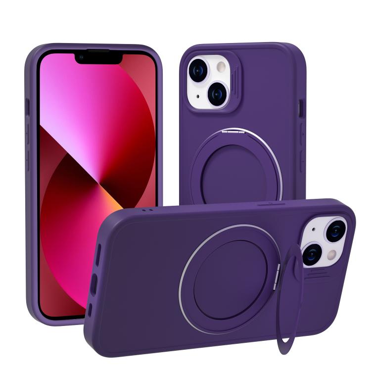 Custodia magnetica per telefono con anello girevole a 360 gradi della serie Dark Star., For iPhone 13, For iPhone 11