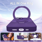 Custodia magnetica per telefono con anello girevole a 360 gradi della serie Dark Star., For iPhone 13, For iPhone 11