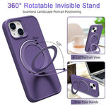 Custodia magnetica per telefono con anello girevole a 360 gradi della serie Dark Star., For iPhone 13, For iPhone 11