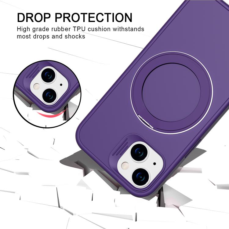Custodia magnetica per telefono con anello girevole a 360 gradi della serie Dark Star., For iPhone 13, For iPhone 11