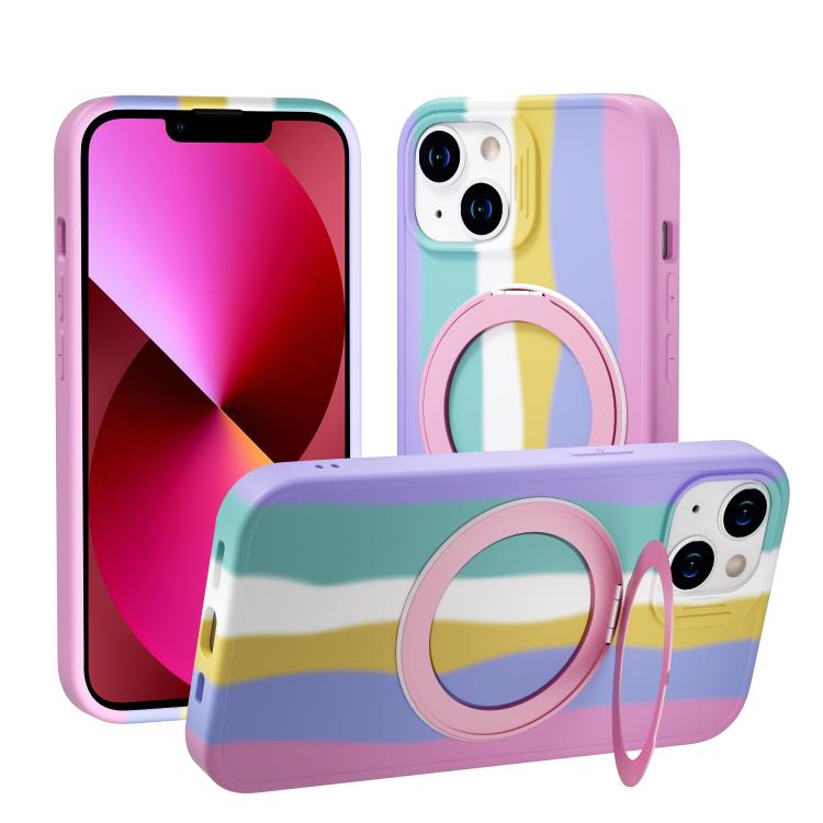 Custodia magnetica per telefono con anello girevole a 360 gradi della serie Dark Star., For iPhone 13, For iPhone 11