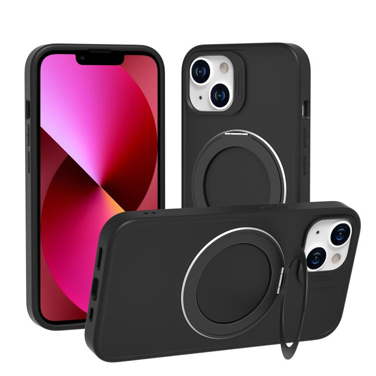Custodia magnetica per telefono con anello girevole a 360 gradi della serie Dark Star., For iPhone 13, For iPhone 11