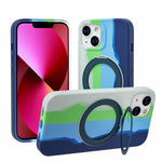 Custodia magnetica per telefono con anello girevole a 360 gradi della serie Dark Star., For iPhone 13, For iPhone 11